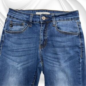 KANCAN Women’s 5/26 ESTILO Skinny Blue Jeans